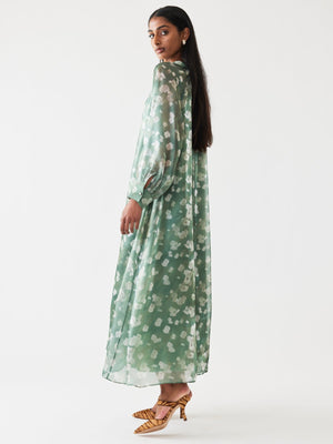 Caroline Dress | Green Blurry Magnolia Caroline Dress | Green Blurry Magnolia