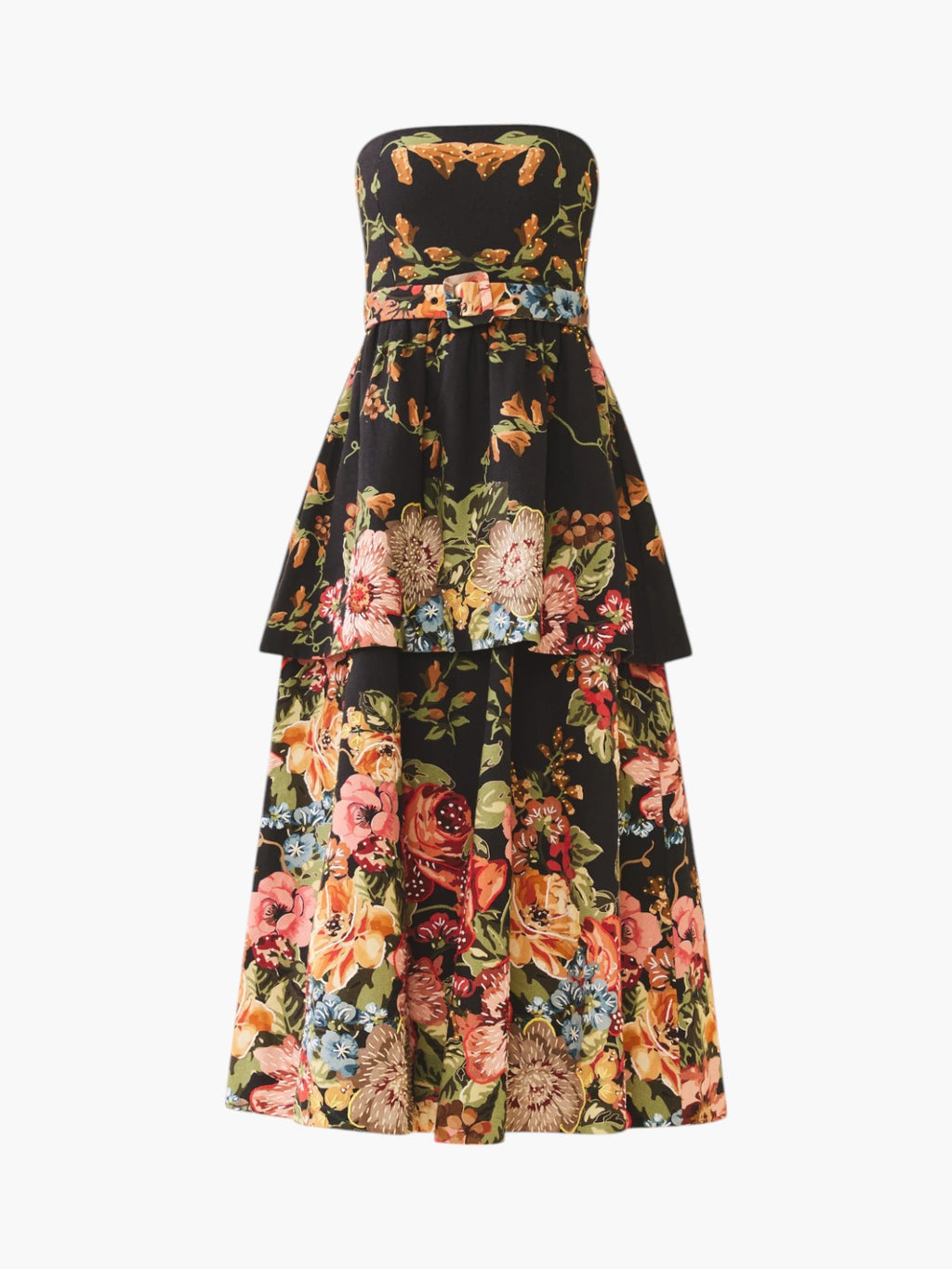 Daisy Dress | Black Victorian Floral