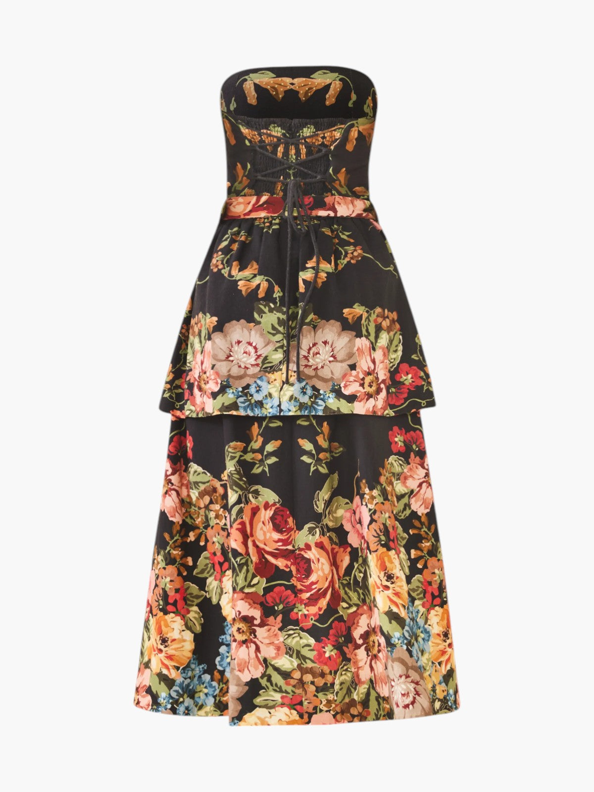 Daisy Dress | Black Victorian Floral Daisy Dress | Black Victorian Floral