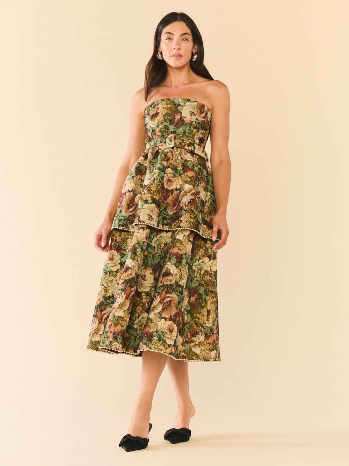 Daisy Dress | Flora Floral Jacquard Daisy Dress | Flora Floral Jacquard