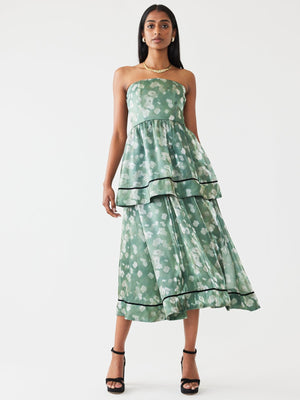 Daisy Dress | Green Blurry Magnolia Daisy Dress | Green Blurry Magnolia