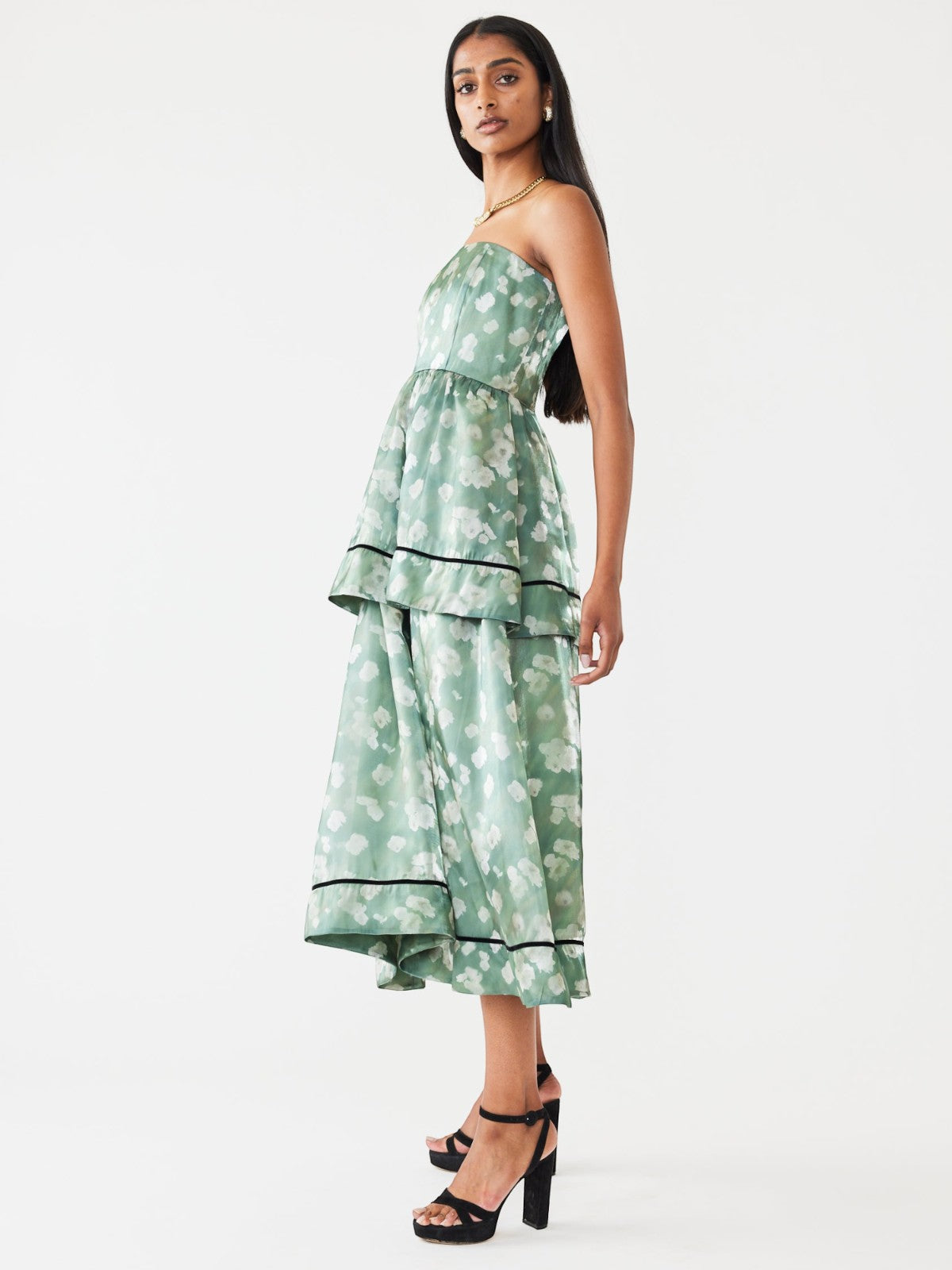 Daisy Dress | Green Blurry Magnolia Daisy Dress | Green Blurry Magnolia