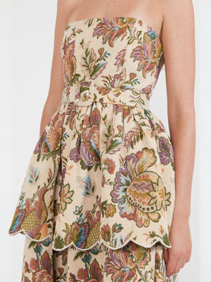 Daisy Dress | Rainbow Floral Jacquard Daisy Dress | Rainbow Floral Jacquard