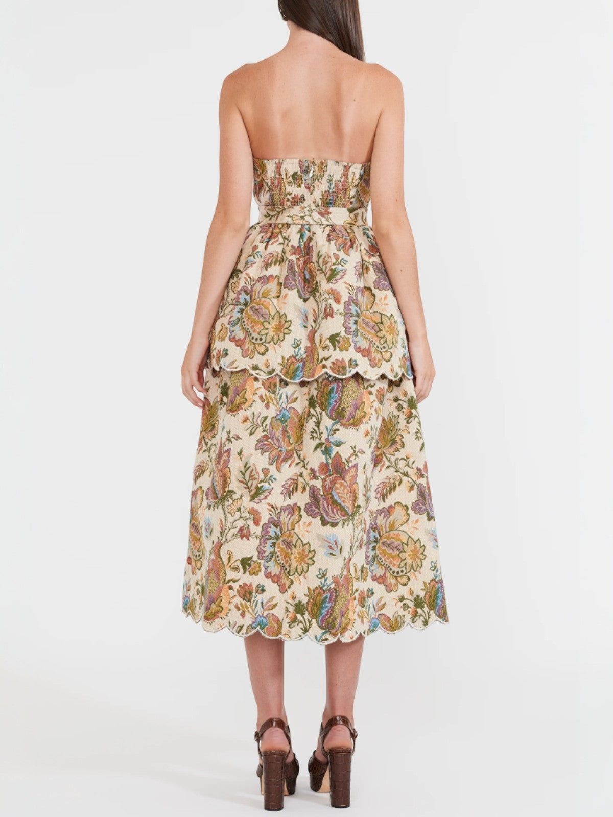 Daisy Dress | Rainbow Floral Jacquard Daisy Dress | Rainbow Floral Jacquard