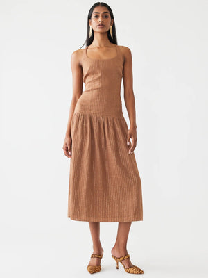 Ella Dress | Copper Lurex Ella Dress | Copper Lurex