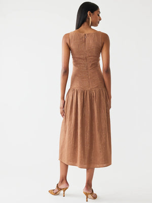 Ella Dress | Copper Lurex Ella Dress | Copper Lurex