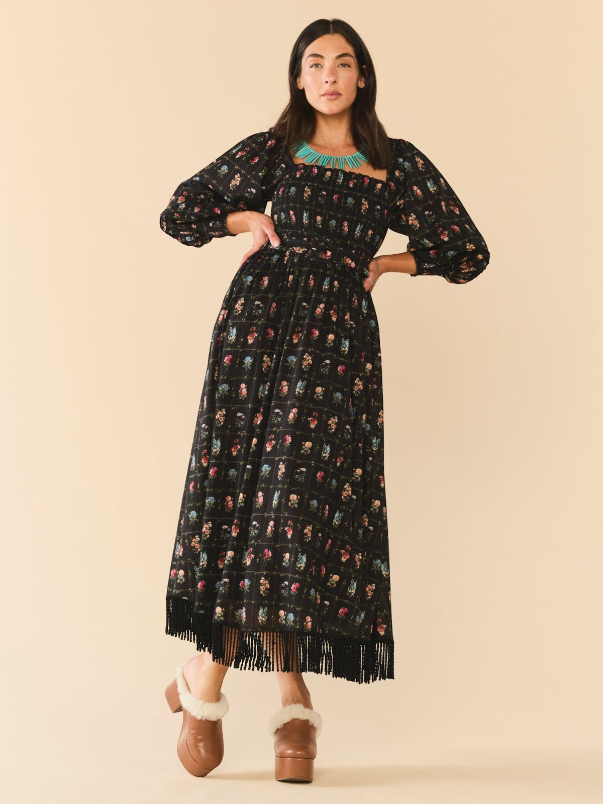 Jocelyn Dress | Florence Black Floral