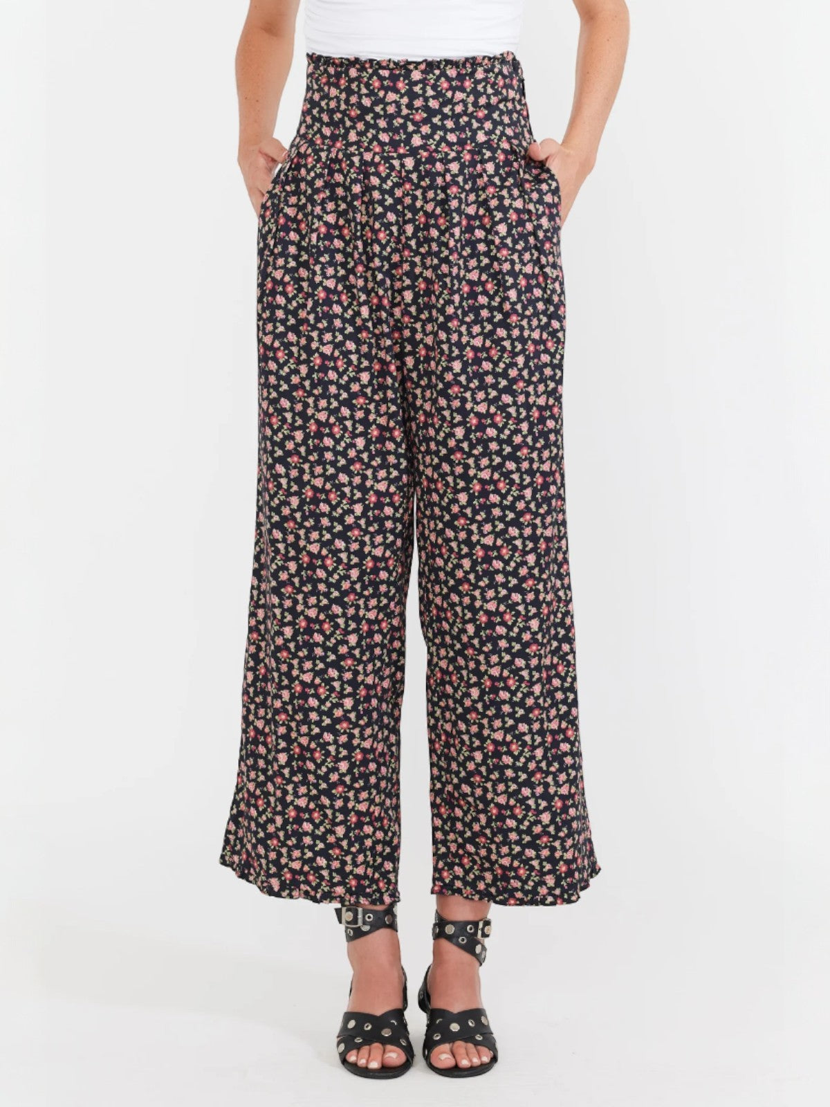 Kirby Pant | Black Rose Floral Kirby Pant | Black Rose Floral