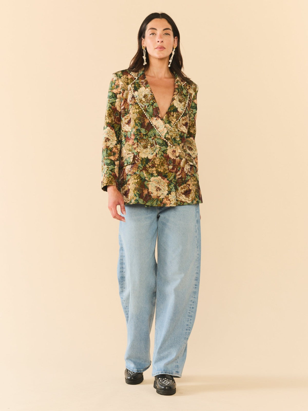 Meredith Blazer | Flora Floral Jacquard Meredith Blazer | Flora Floral Jacquard
