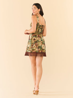 Sarah Bird Mini Dress | Flora Floral Jacquard Sarah Bird Mini Dress | Flora Floral Jacquard