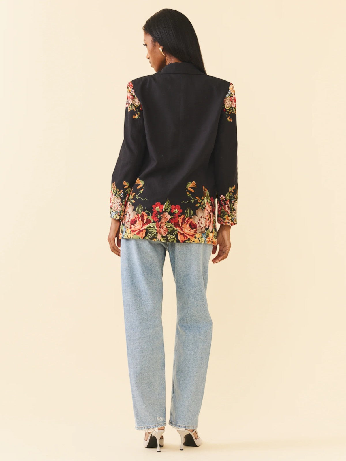 Sloan Blazer | Black Victorian Floral Sloan Blazer | Black Victorian Floral