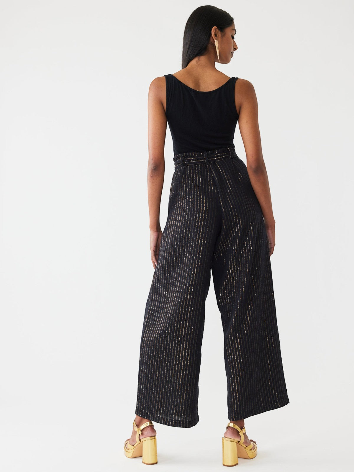 Willow Pant | Black Lurex Willow Pant | Black Lurex