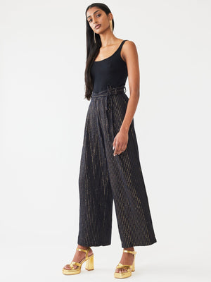 Willow Pant | Black Lurex Willow Pant | Black Lurex