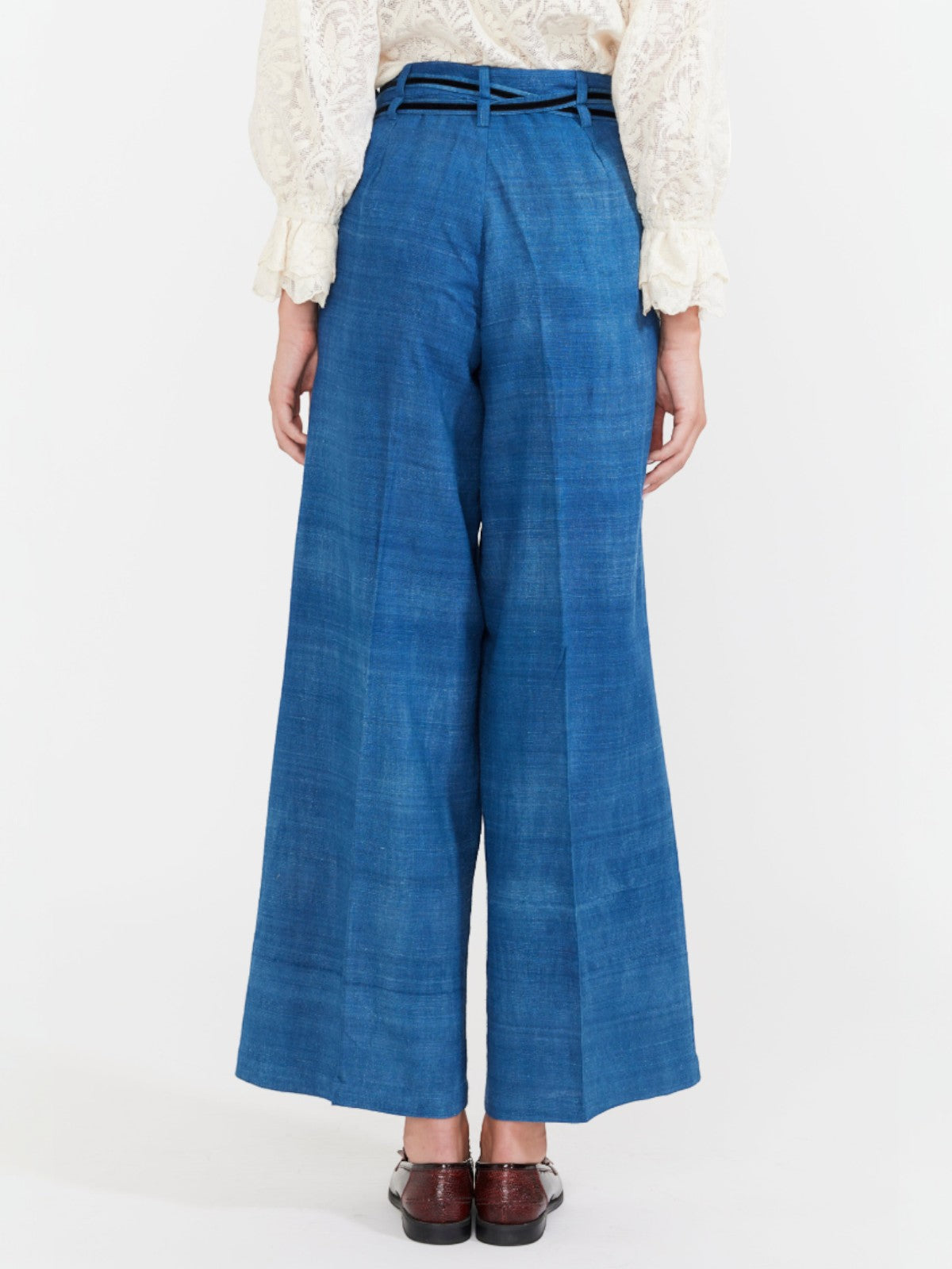 Willow Pant | Maati Indigo Silk Willow Pant | Maati Indigo Silk