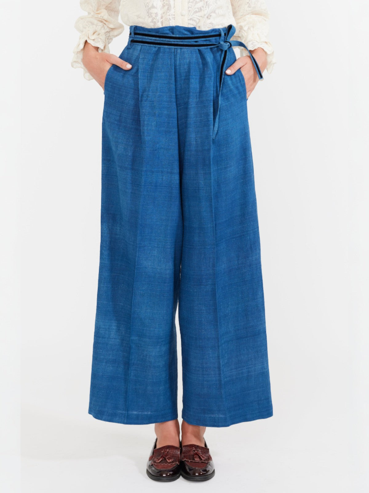 Willow Pant | Maati Indigo Silk Willow Pant | Maati Indigo Silk