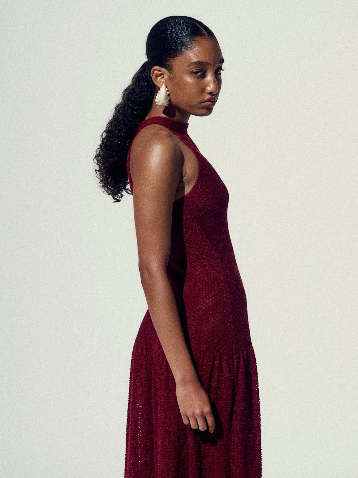 Cayo Maxi Knit Dress | Wine Cayo Maxi Knit Dress | Wine