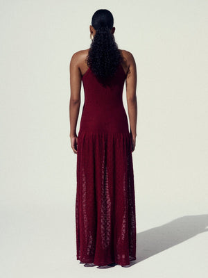 Cayo Maxi Knit Dress | Wine Cayo Maxi Knit Dress | Wine