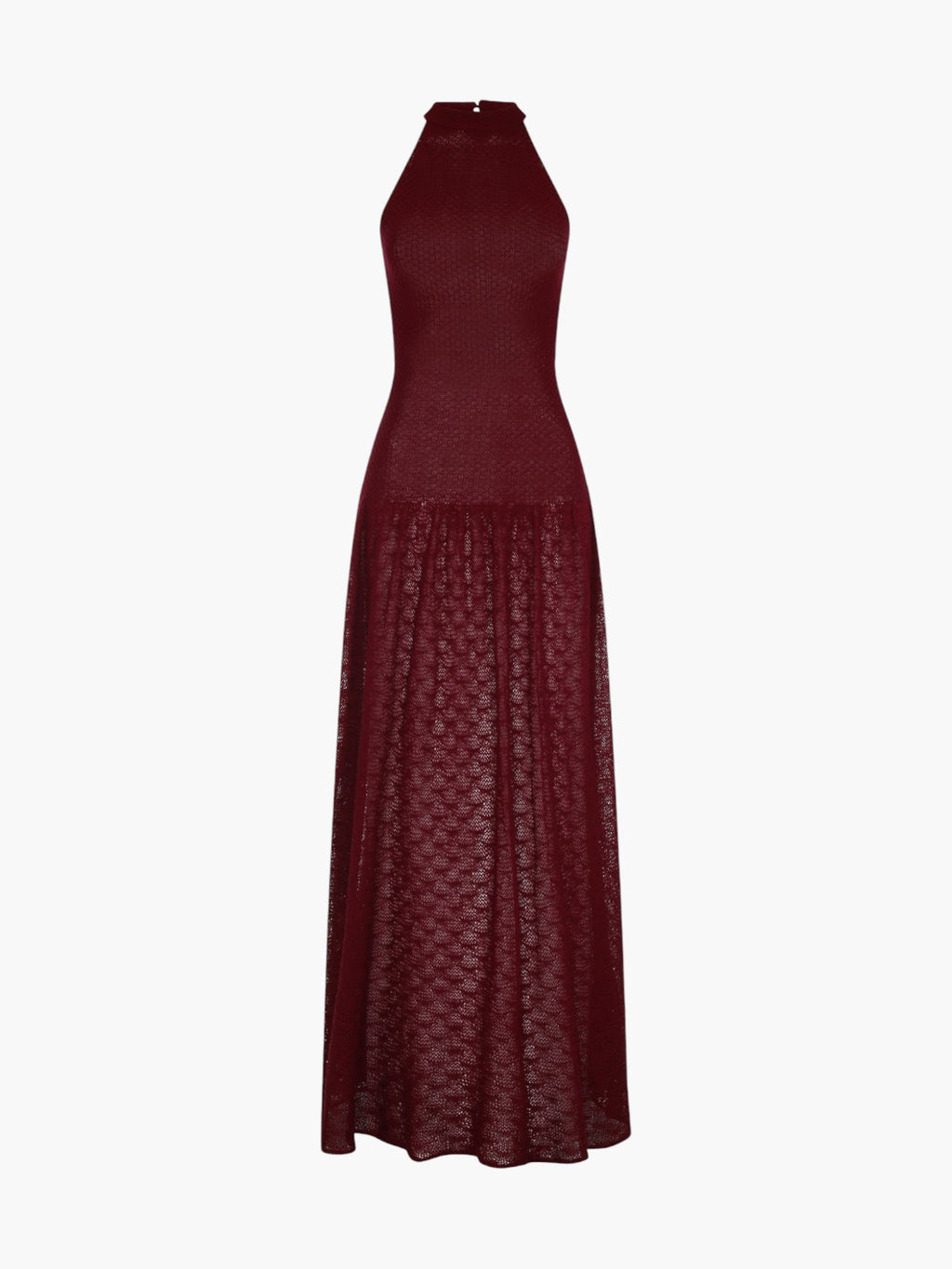 Cayo Maxi Knit Dress | Wine