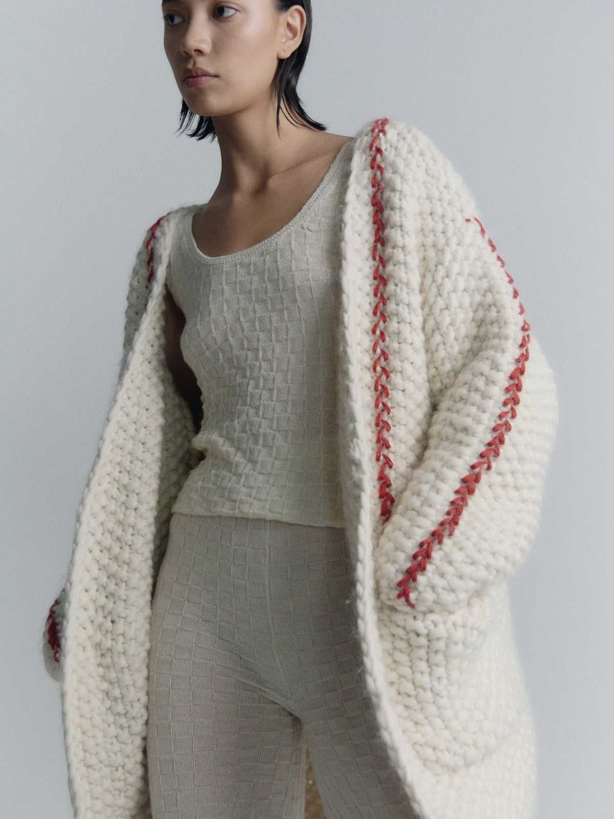 Cocoon Maxi Cardigan | Ivory Cocoon Maxi Cardigan | Ivory