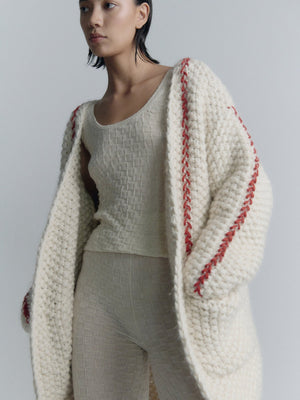 Cocoon Maxi Cardigan | Ivory Cocoon Maxi Cardigan | Ivory