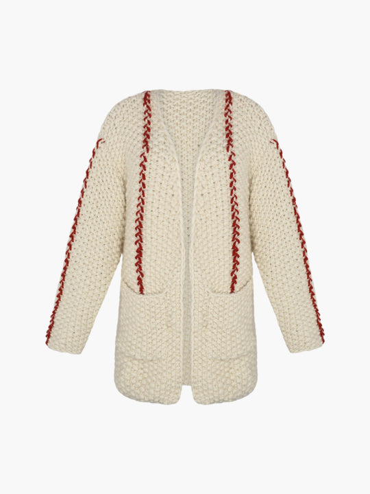 Cocoon Maxi Cardigan | Ivory