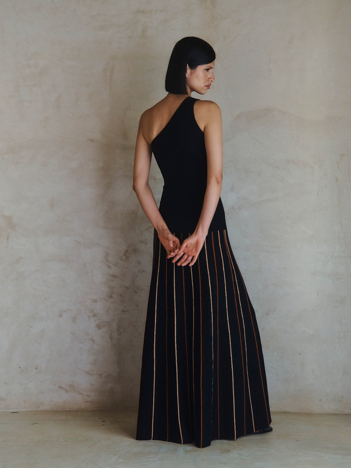 Manglar One Shoulder Maxi Dress | Black Manglar One Shoulder Maxi Dress | Black