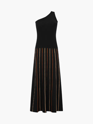 Manglar One Shoulder Maxi Dress | Black Manglar One Shoulder Maxi Dress | Black