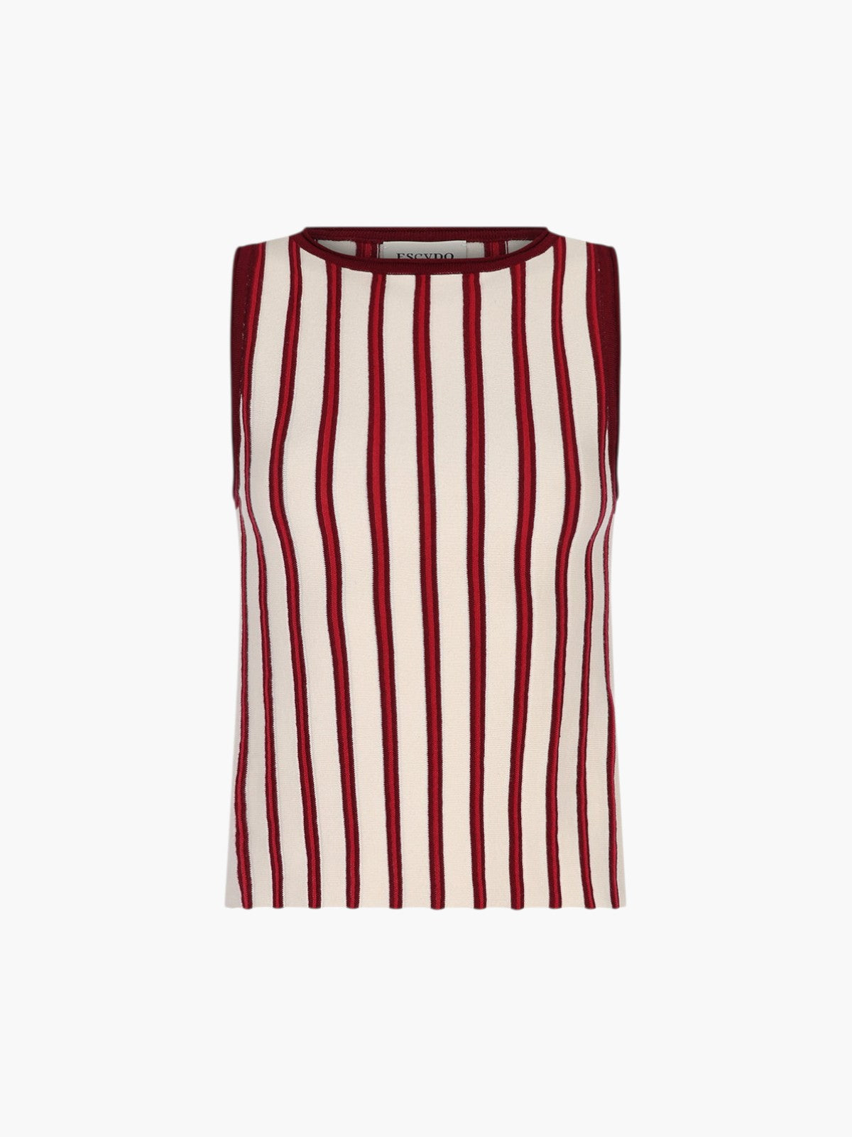 Manglar Sleeveless Top | Red Wine/Ivory Manglar Sleeveless Top | Red Wine/Ivory