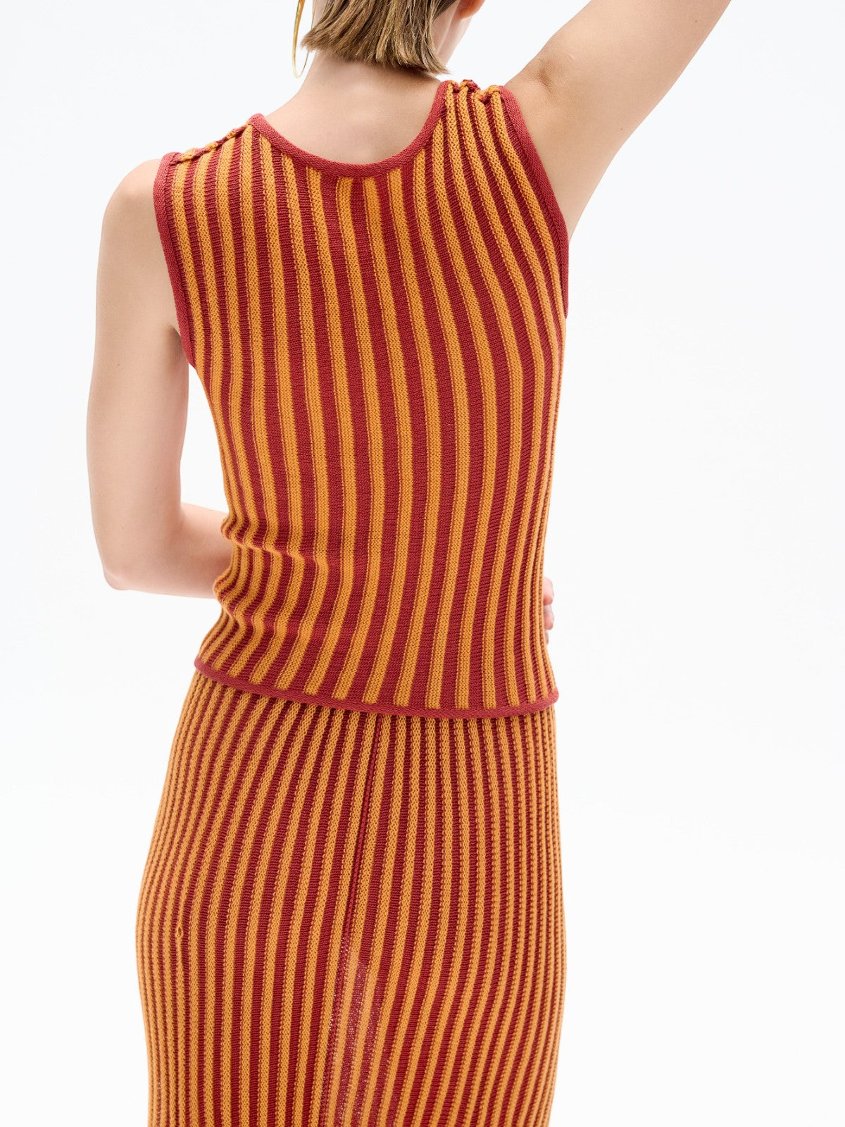 Marina Halter Top | Burgundy / Orange Marina Halter Top | Burgundy / Orange