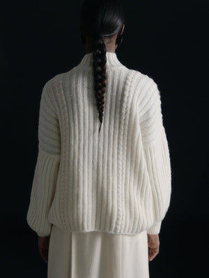 Mayu Sweater | Solid Ivory Mayu Sweater | Solid Ivory