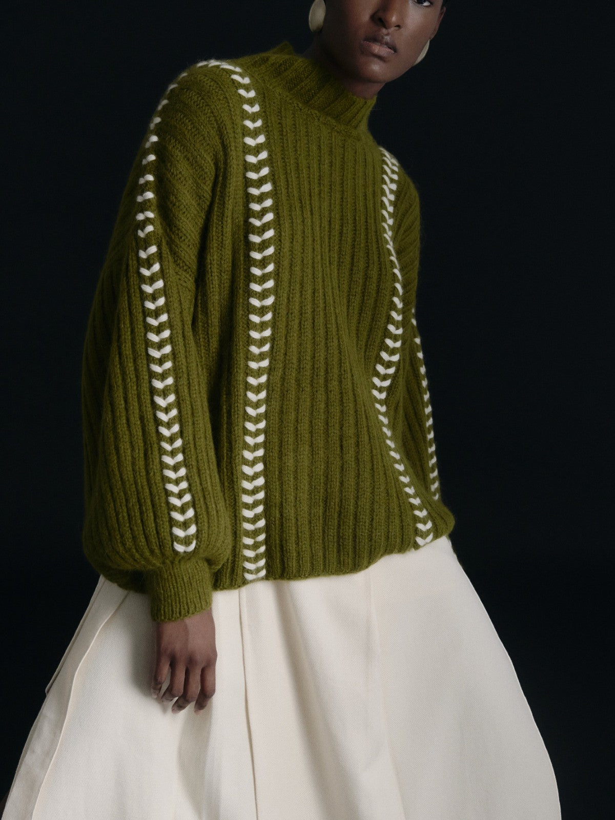 Mayu Sweater | Olive Mayu Sweater | Olive