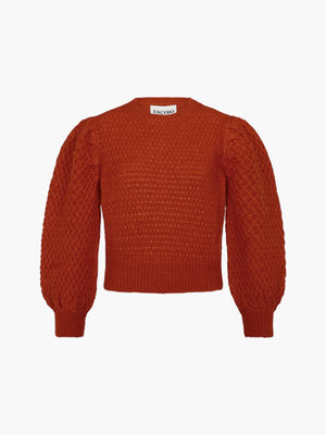 Milagros Sweater | Brick Milagros Sweater | Brick