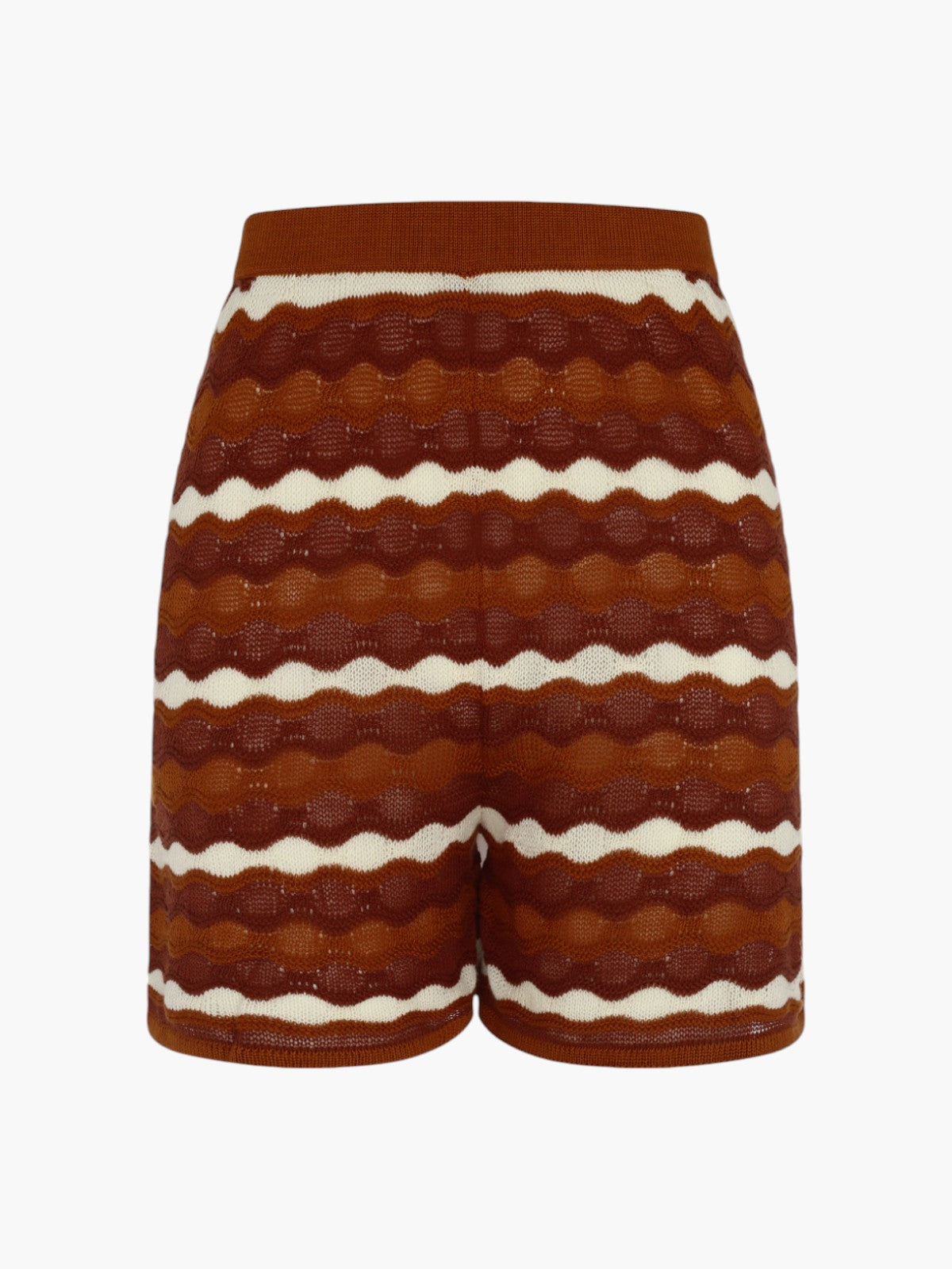 Mullu Knit Shorts | Tobacco/Ivory Mullu Knit Shorts | Tobacco/Ivory