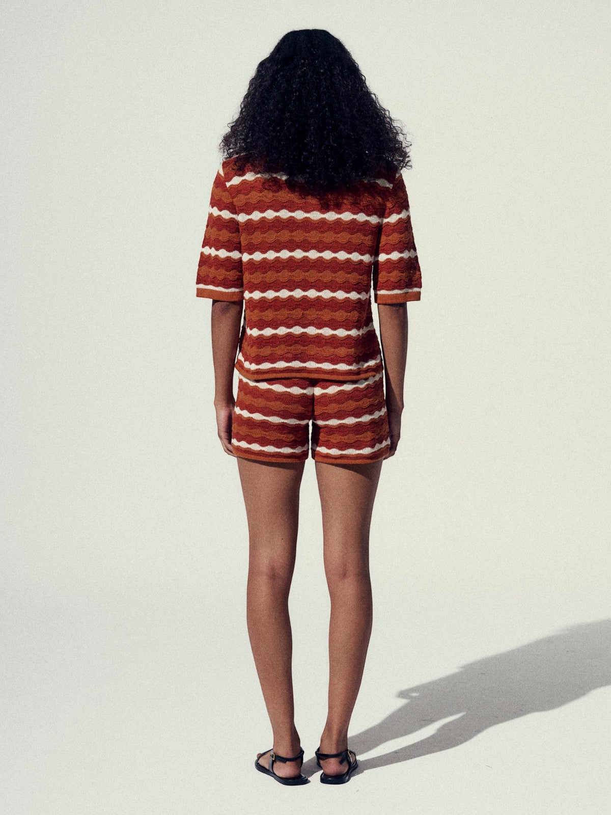 Mullu Knit Shirt | Tobacco/Ivory Mullu Knit Shirt | Tobacco/Ivory