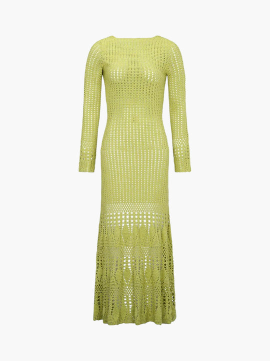 Reflejo Maxi Dress | Pistaccio