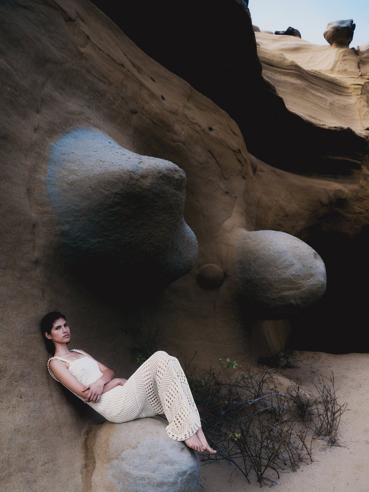 Reflejo Sleeveless Dress | Ivory Reflejo Sleeveless Dress | Ivory