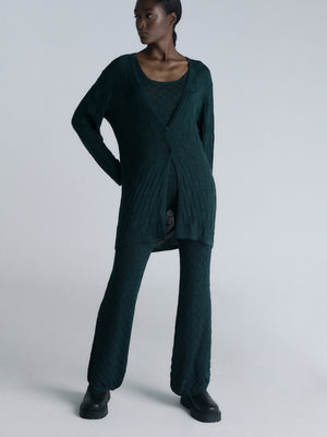 Taki Light Knit Cardigan | Green Taki Light Knit Cardigan | Green