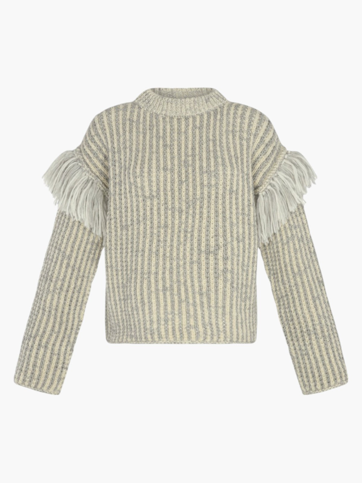 Ushnu Sweater | Ivory/Grey