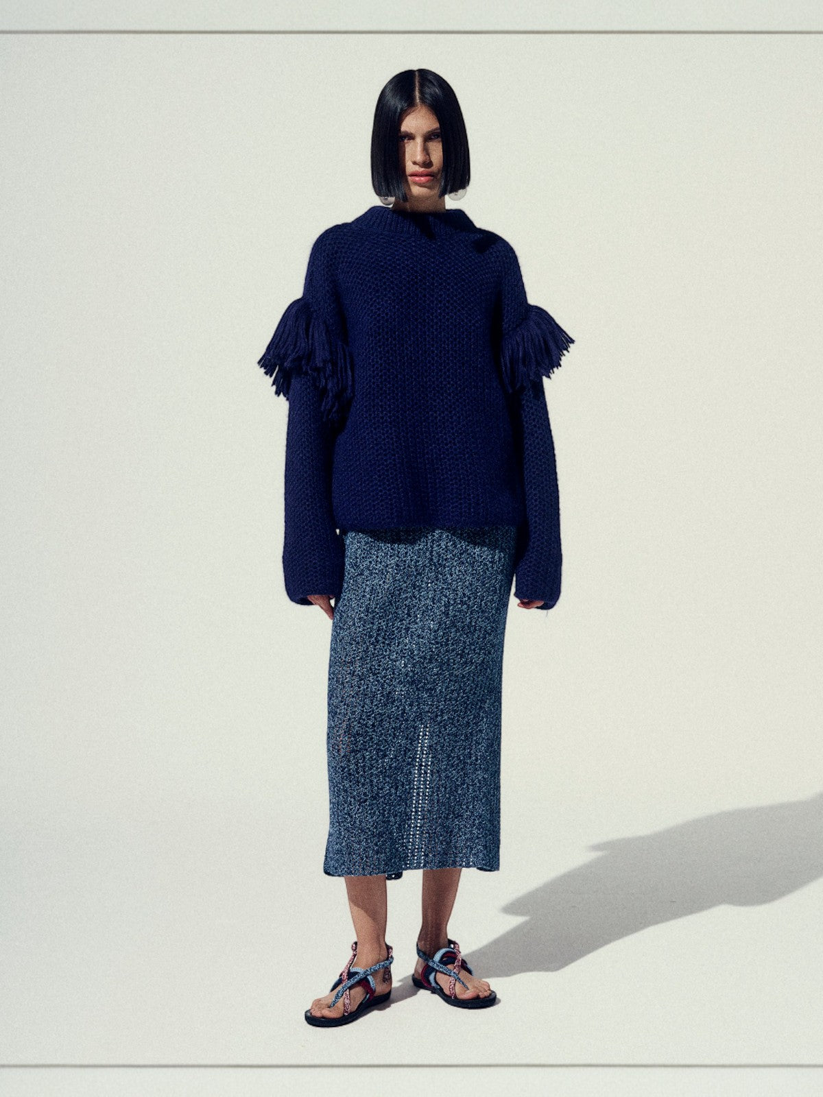 Ushnu Sweater | Navy