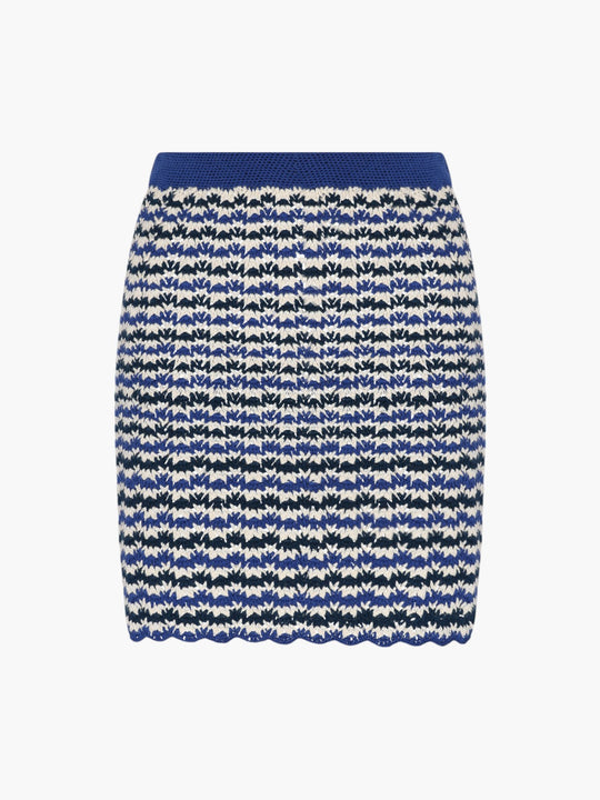 Wayra Mini Skirt | Blues/Ivory