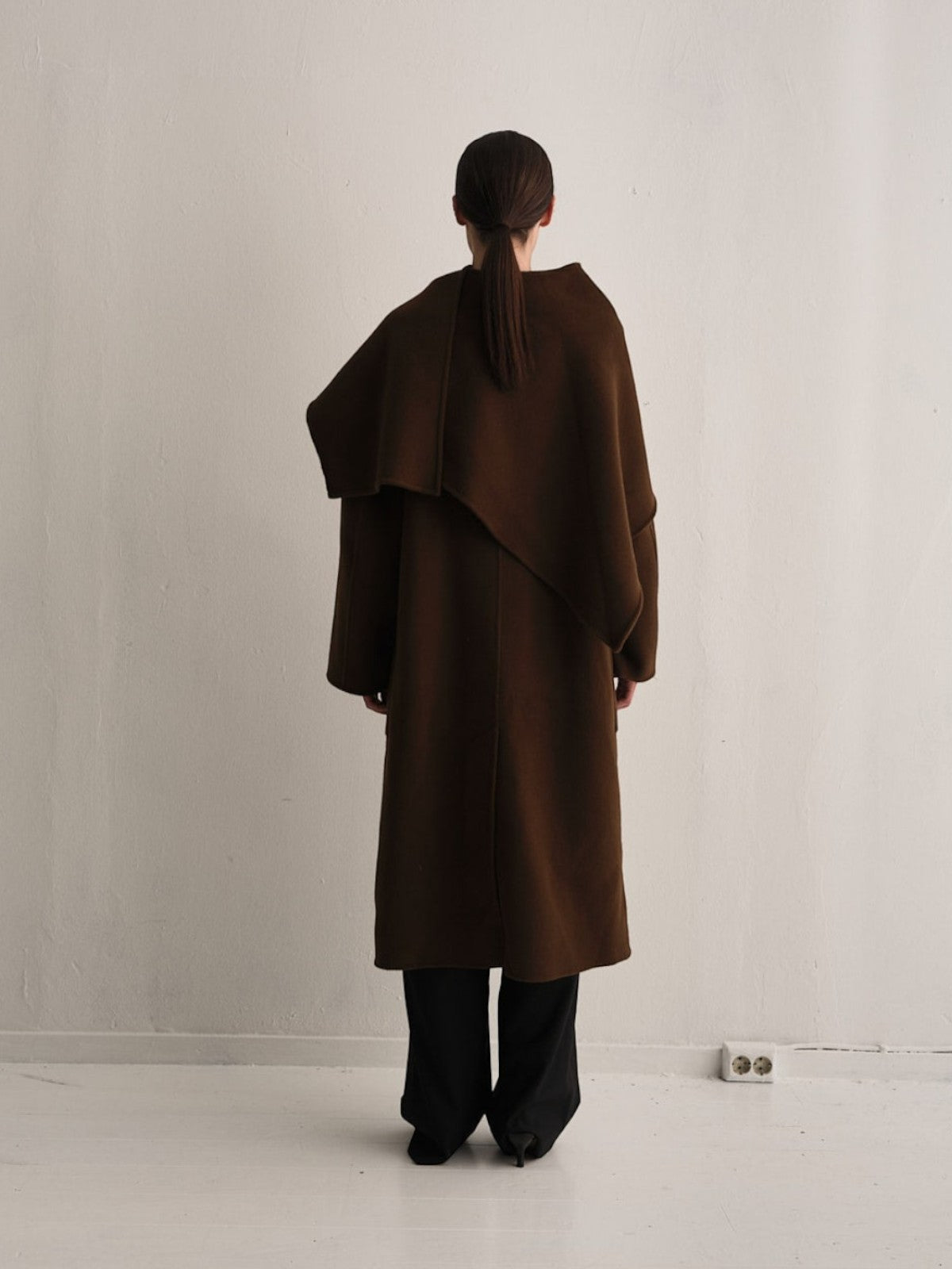 Cape Coat | Brown Cape Coat | Brown