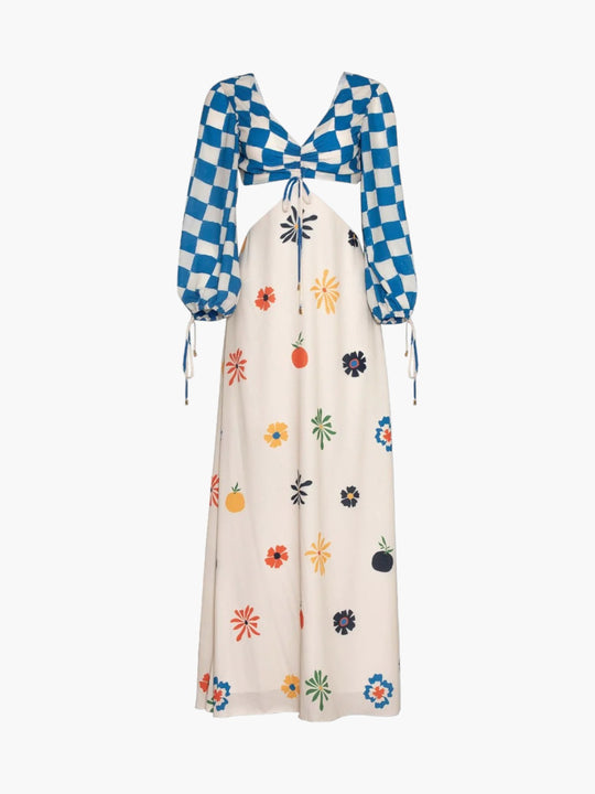 Dolce Vita Maxi Dress | Sand/Turquoise