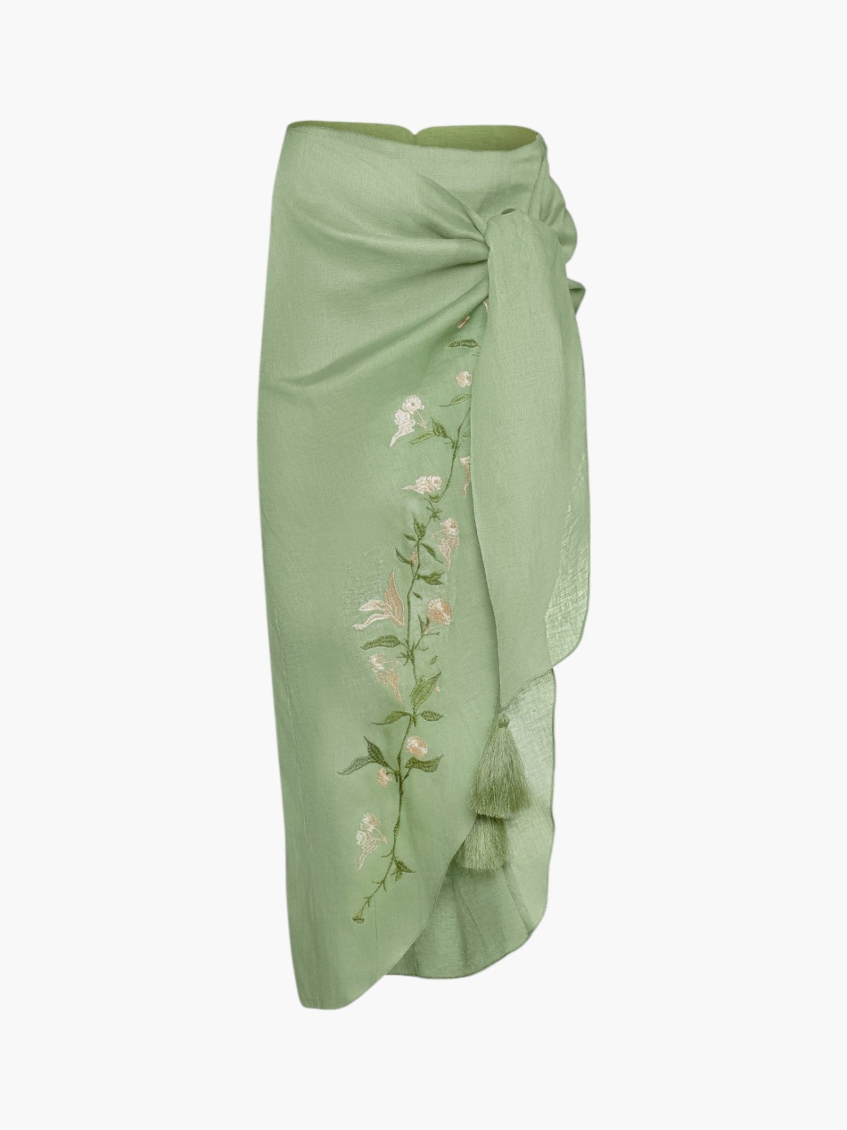 Lilies Sarong Skirt | Laurel Green Lilies Sarong Skirt | Laurel Green