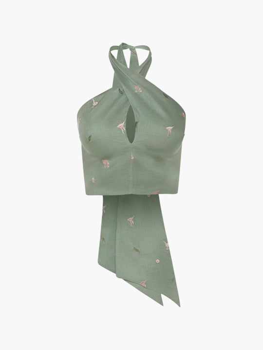 Lilies Top | Laurel Green