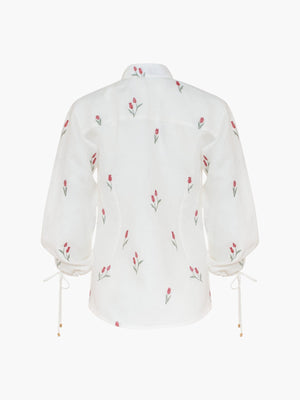 Lovely Tulip Long Sleeve Shirt | Ivory Lovely Tulip Long Sleeve Shirt | Ivory