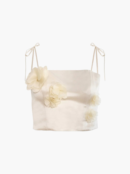 Marigold Top | Ivory