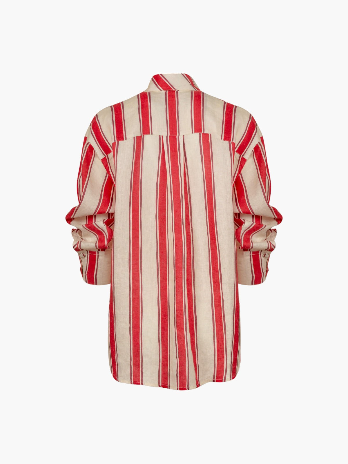 Marine Stripe Blouse | Cherry Red Marine Stripe Blouse | Cherry Red