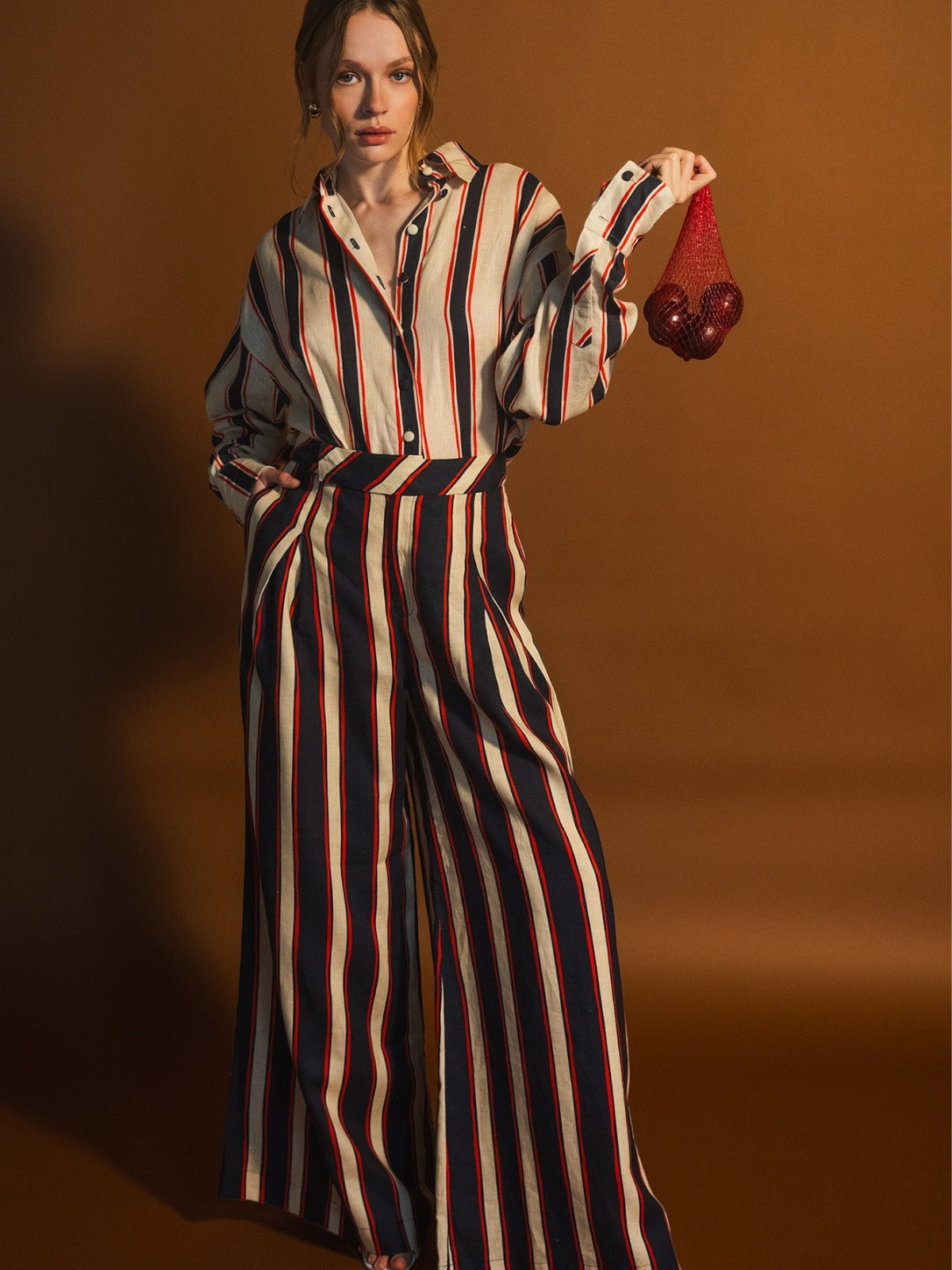 Marine Stripe Pant | Cavier Midnight Marine Stripe Pant | Cavier Midnight