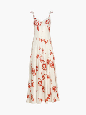 Rosetta Maxi Dress | Ivory/Red Rosetta Maxi Dress | Ivory/Red