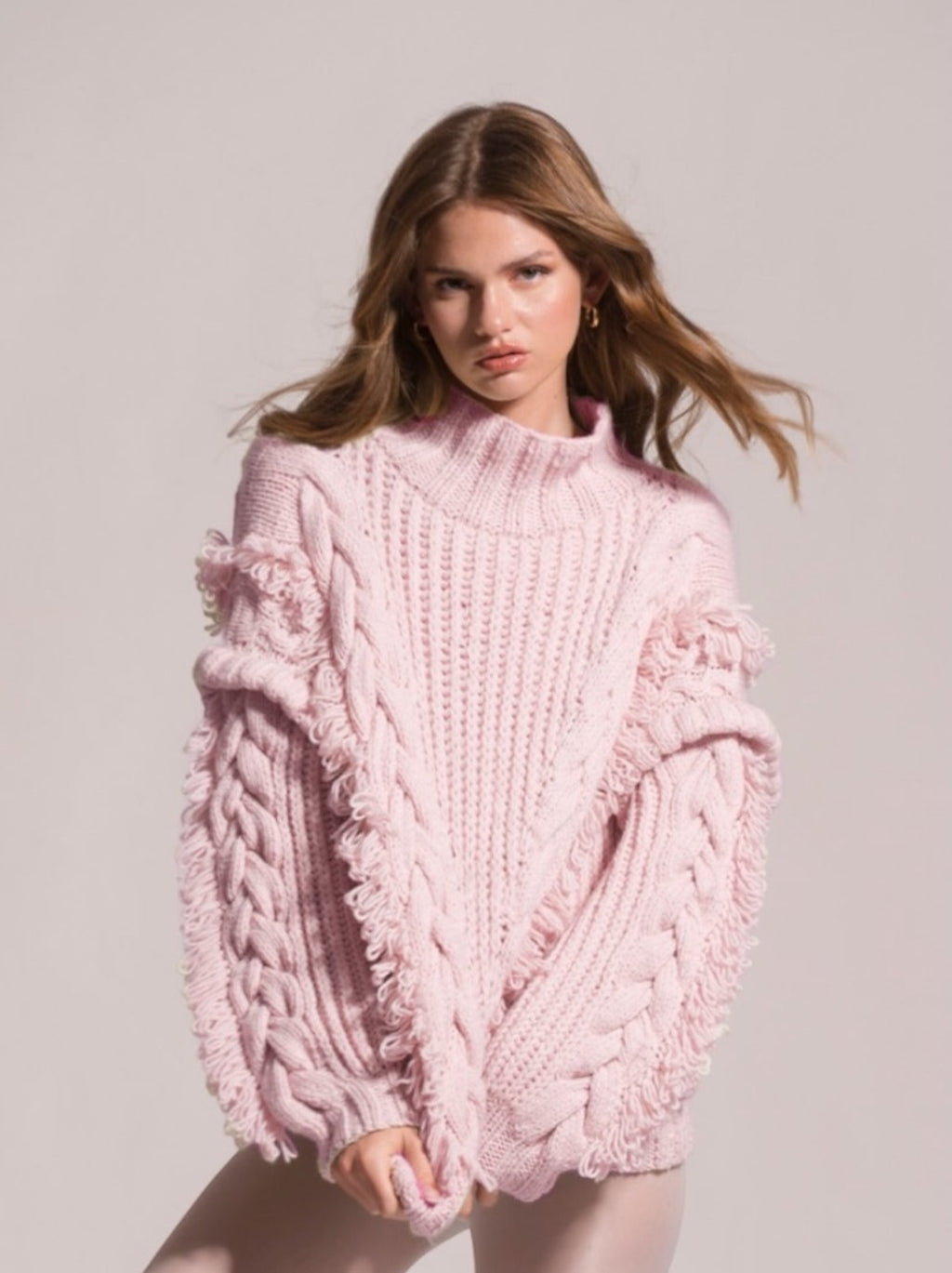 Anastasia Sweater | Pink